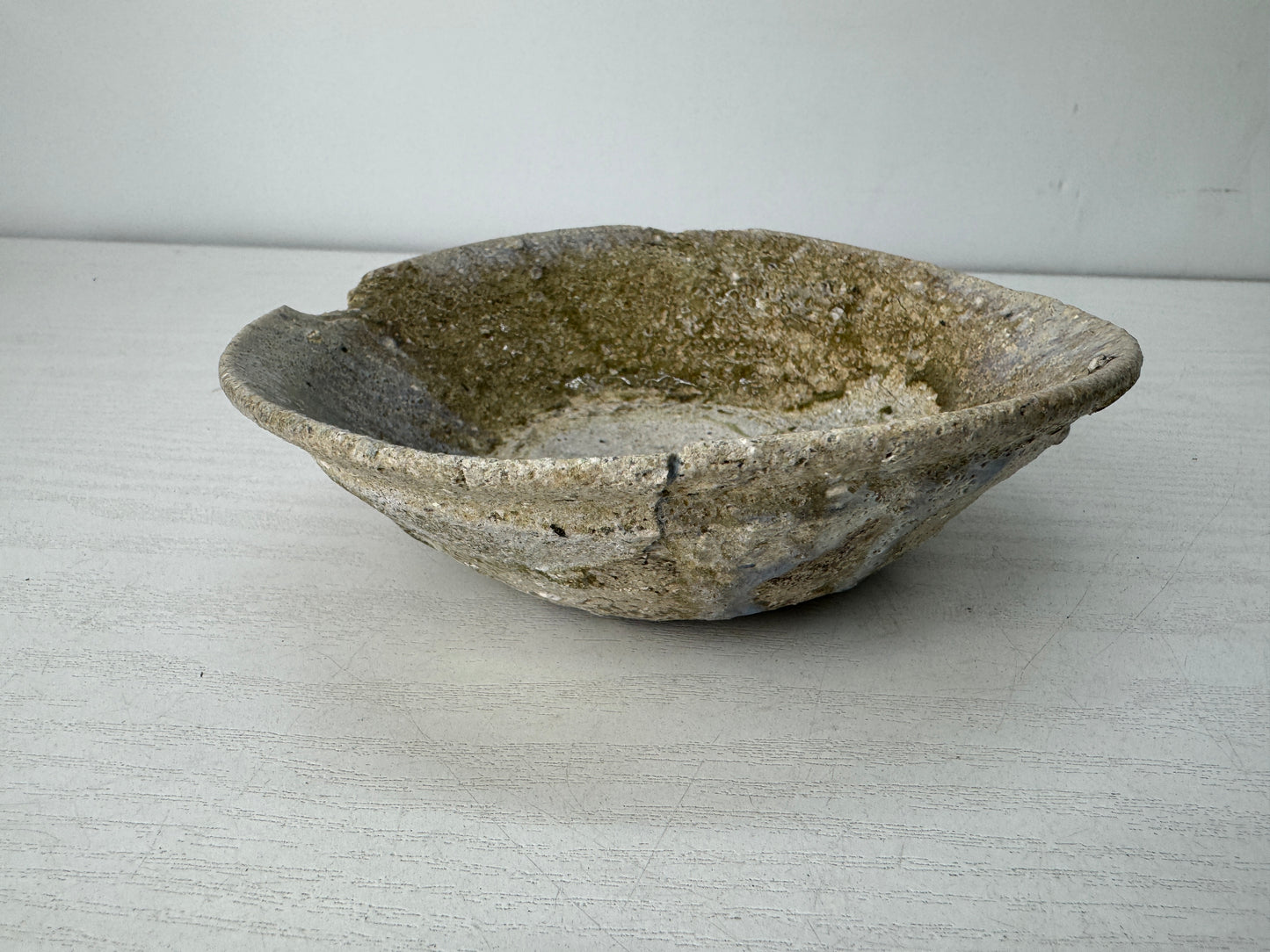Y10516 CHAWAN Seto-ware Yamajawan glazed Japan antique tea ceremony pottery cup