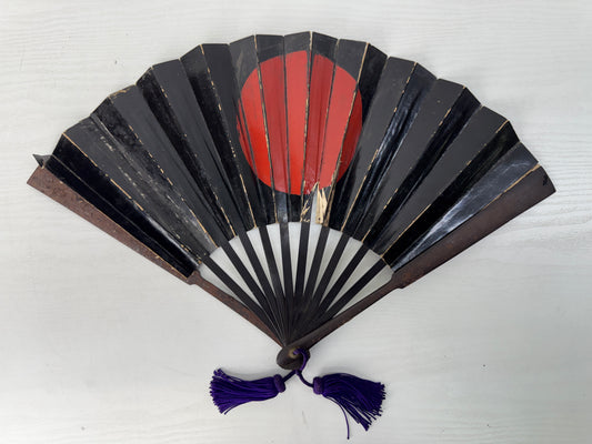 Y10537 GUNBAI Iron military war fan weapon Japan antique samurai busho bushi