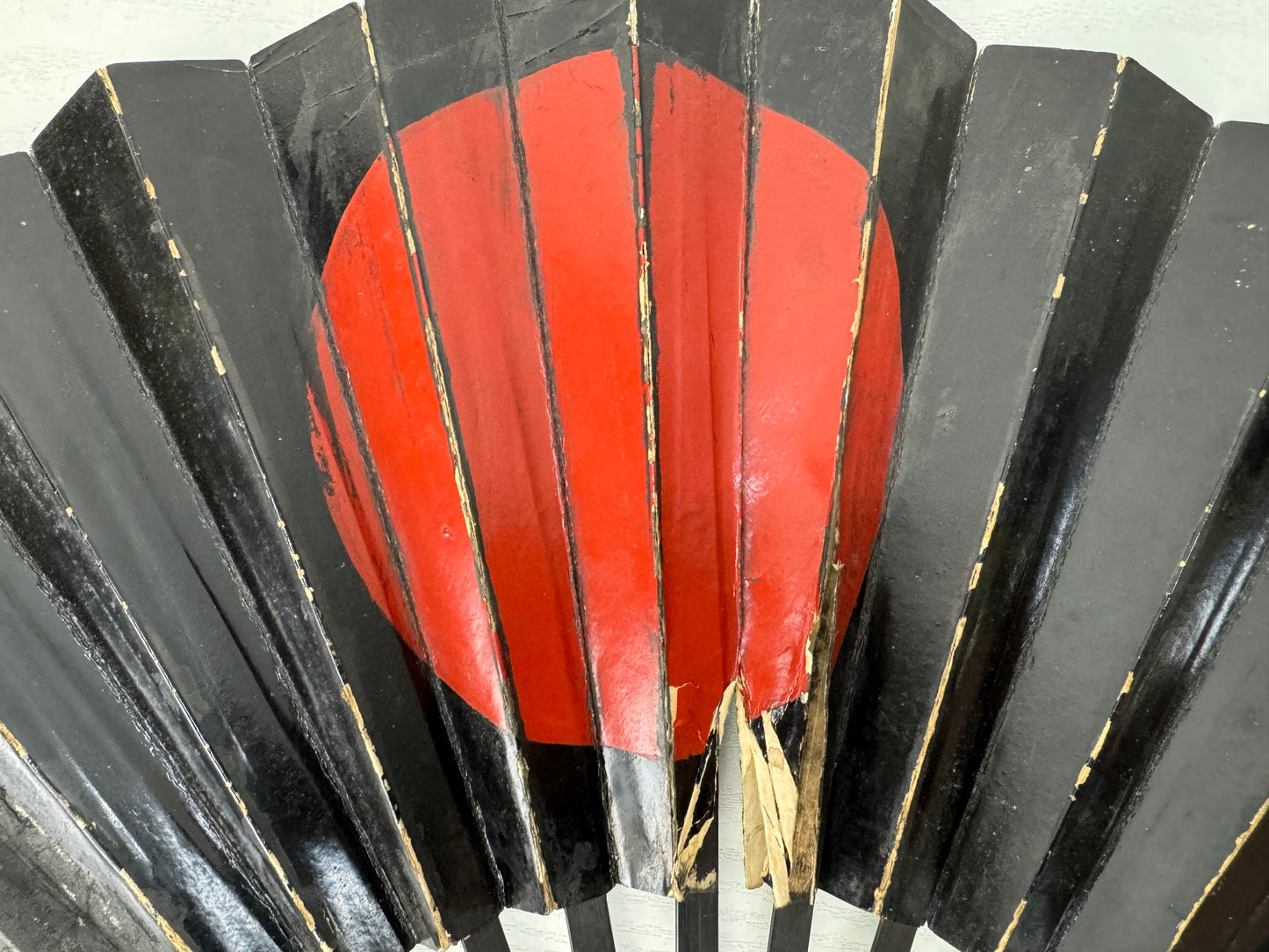 Y10537 GUNBAI Iron military war fan weapon Japan antique samurai busho bushi