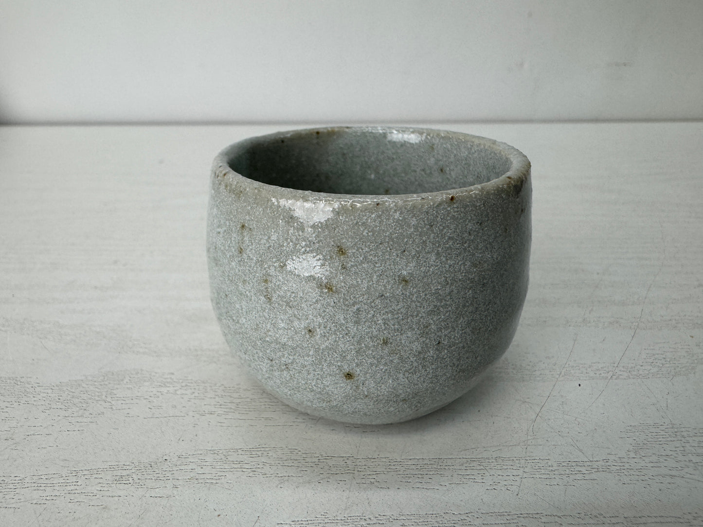 Y10541 CHAWAN Mino-ware sake cup set of 5 signed box Japan antique tableware