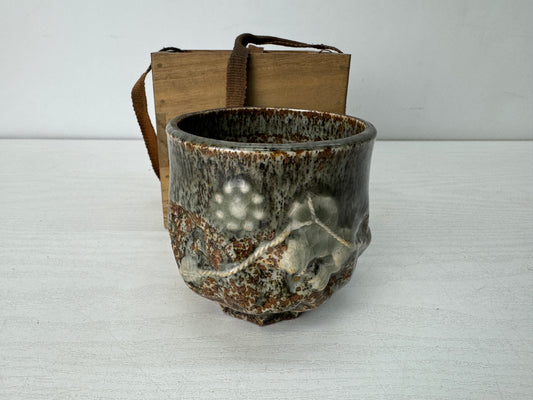 Y10542 YUNOMI Soma-ware Sencha tea cup Japan antique tableware period piece