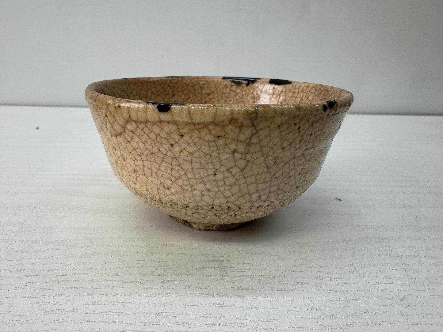 Y10547 CHAWAN Hagi bowl box Lacquer repair Japan antique tea ceremony pottery