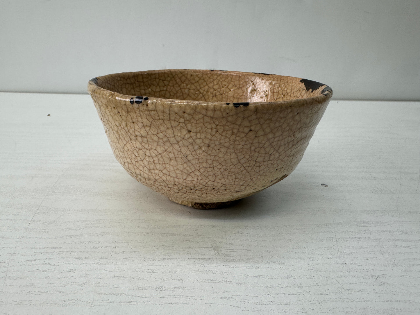 Y10547 CHAWAN Hagi bowl box Lacquer repair Japan antique tea ceremony pottery