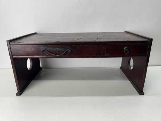 Y10552 STAND wooden writing study desk table furniture Japan antique interior