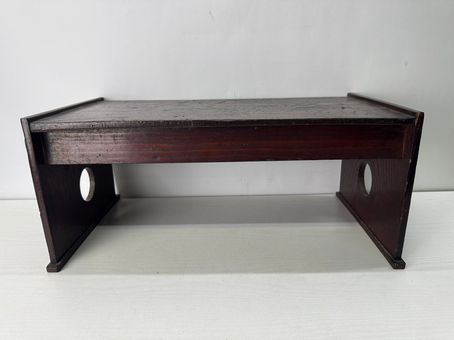 Y10552 STAND wooden writing study desk table furniture Japan antique interior