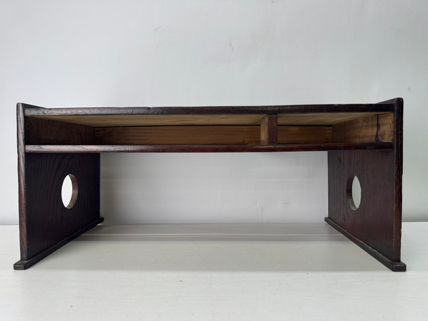 Y10552 STAND wooden writing study desk table furniture Japan antique interior