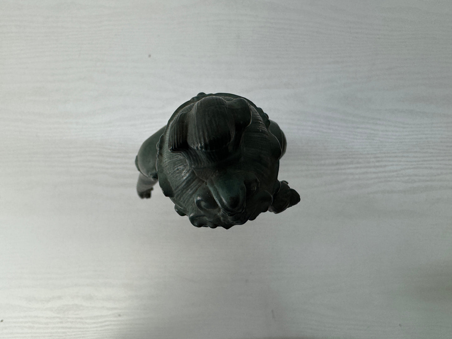 Y10556 STATUE metal Kannon figurine signed Japan antique figure interior decor