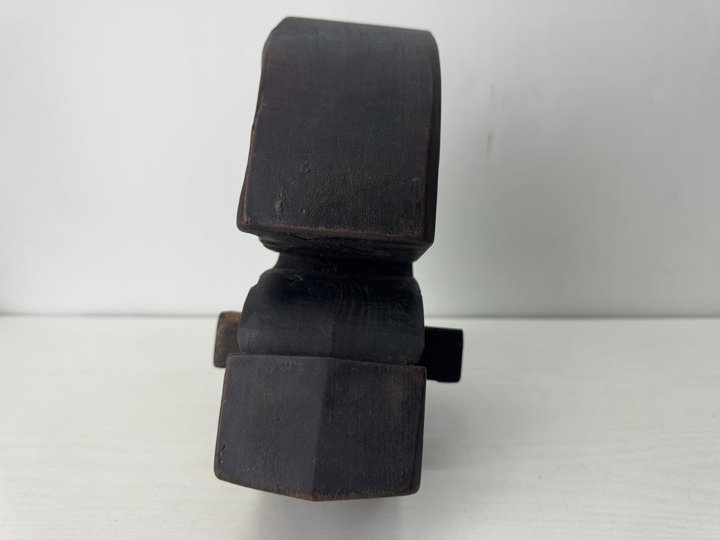 Y10563 POTHOOK wooden Jizai hook Japanese house small folk tool Japan antique
