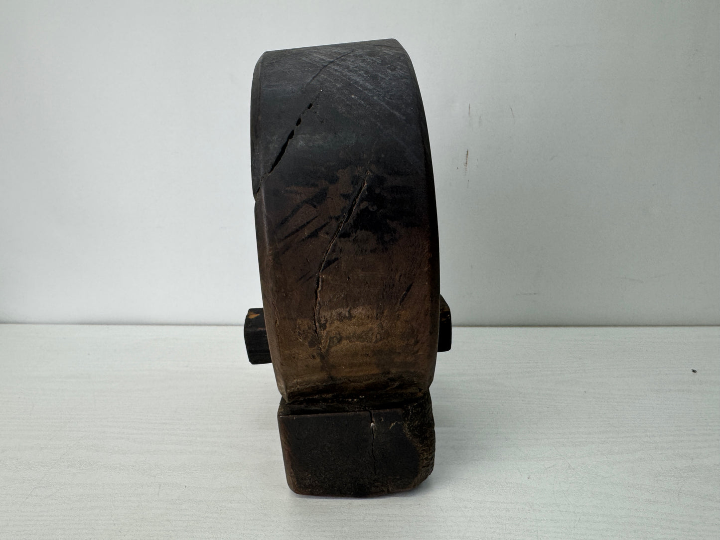 Y10563 POTHOOK wooden Jizai hook Japanese house small folk tool Japan antique