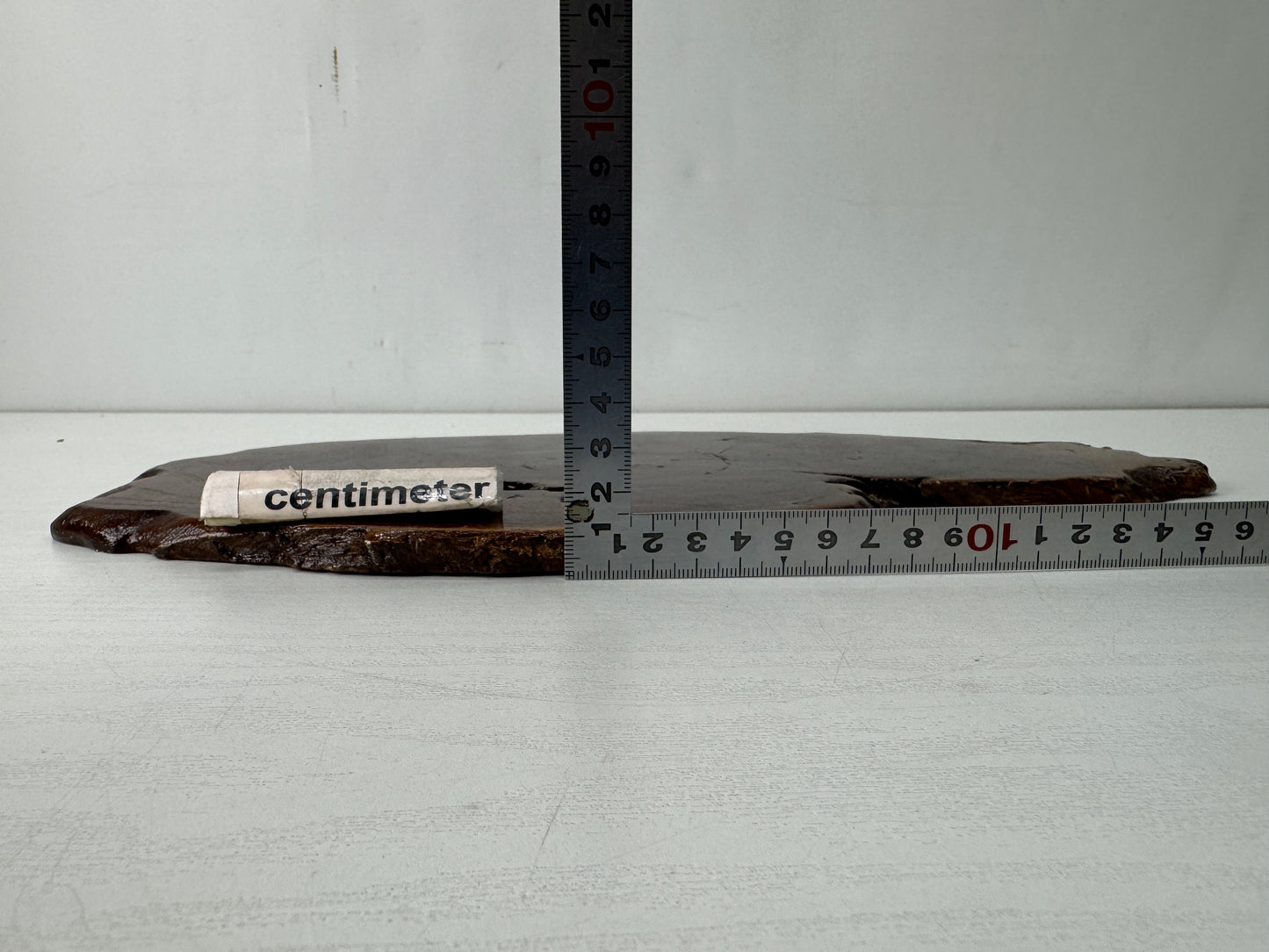 Y10569 FLOWER STAND wood base plate incense burner  Japan antique ikebana table