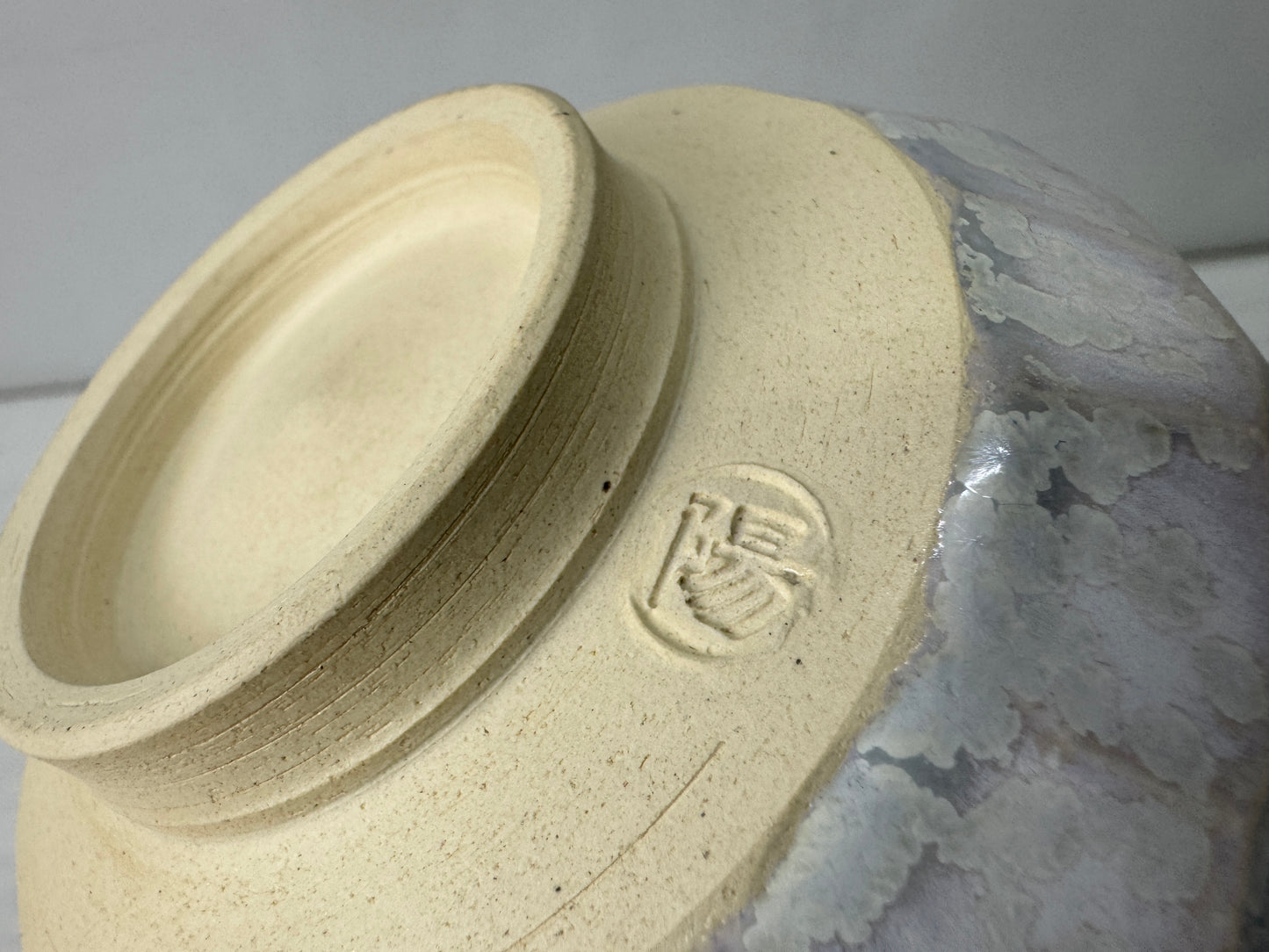 Y10573 CHAWAN Seto-ware bowl signed box Japan antique tea ceremony pottery cup
