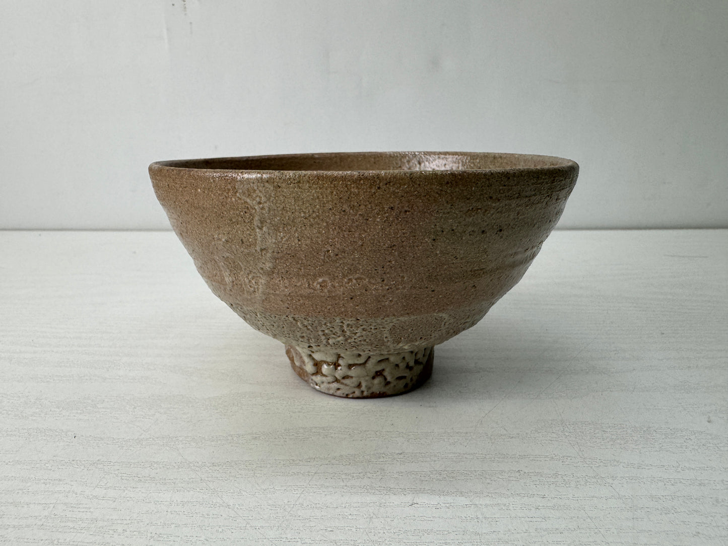 Y10575 CHAWAN Ido bowl signed box Korea antique tea ceremony pottery cup