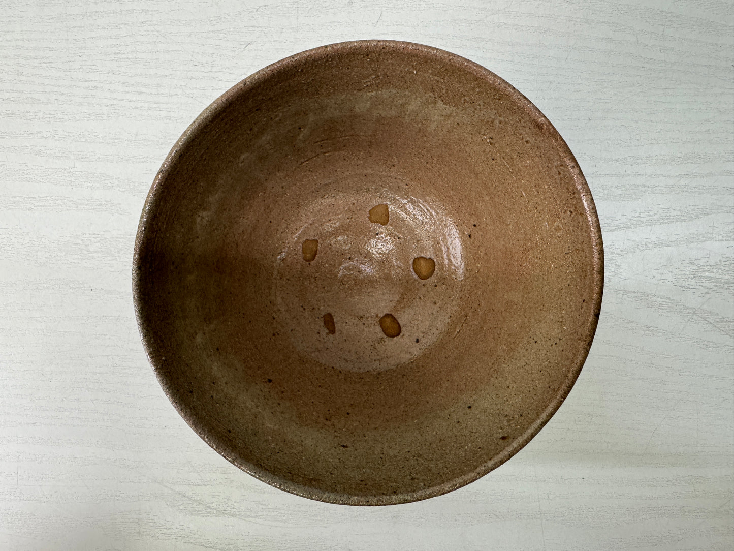 Y10575 CHAWAN Ido bowl signed box Korea antique tea ceremony pottery cup