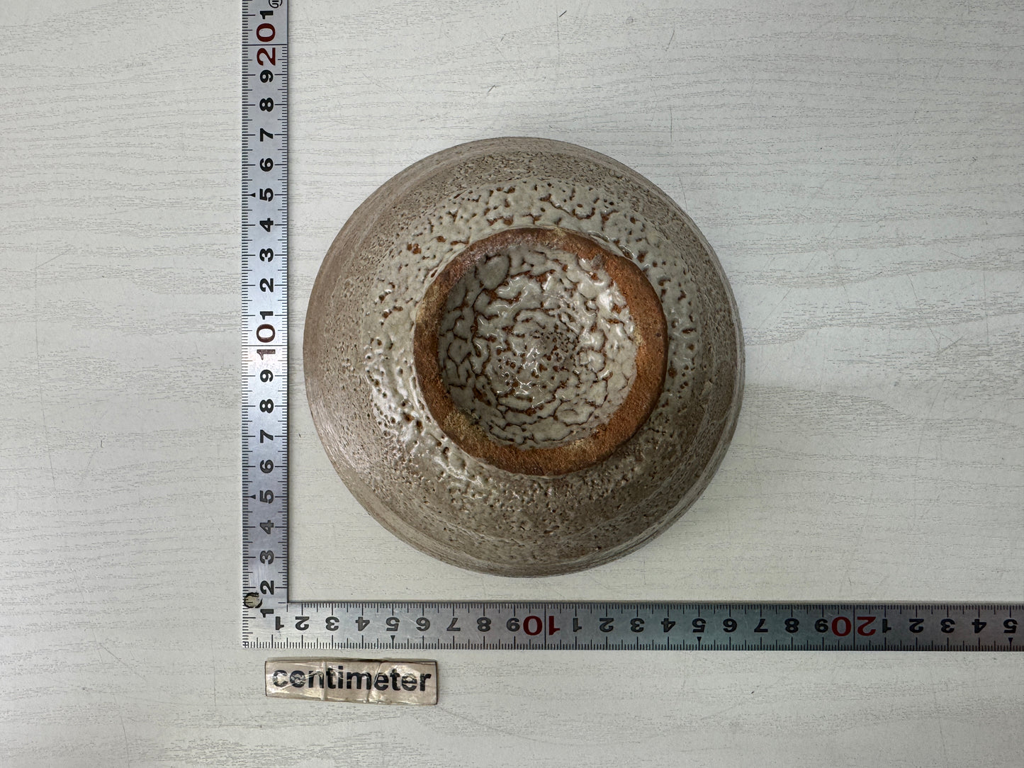 Y10575 CHAWAN Ido bowl signed box Korea antique tea ceremony pottery cup