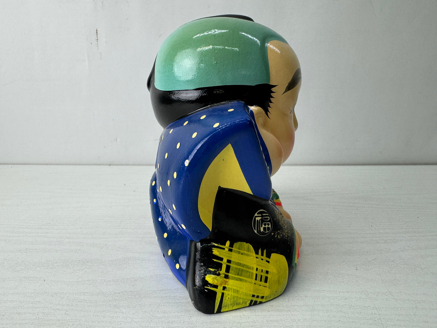 Y10582 NINGYO ceramic Fukusuke figurine doll figure Japan antique interior decor
