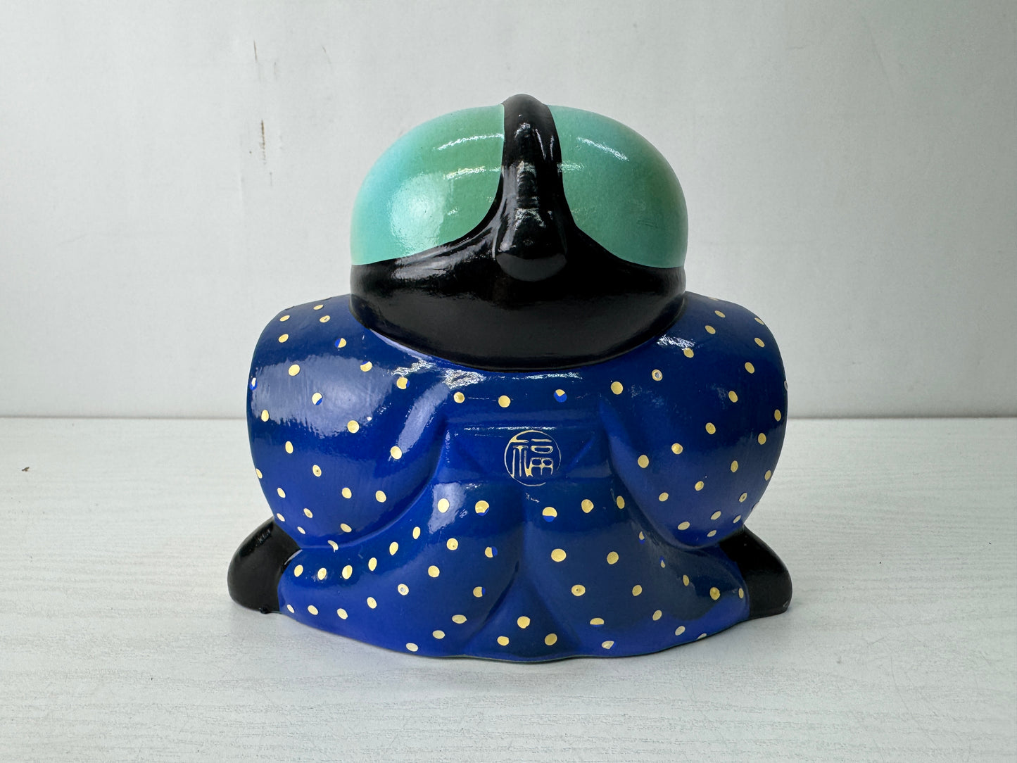 Y10582 NINGYO ceramic Fukusuke figurine doll figure Japan antique interior decor