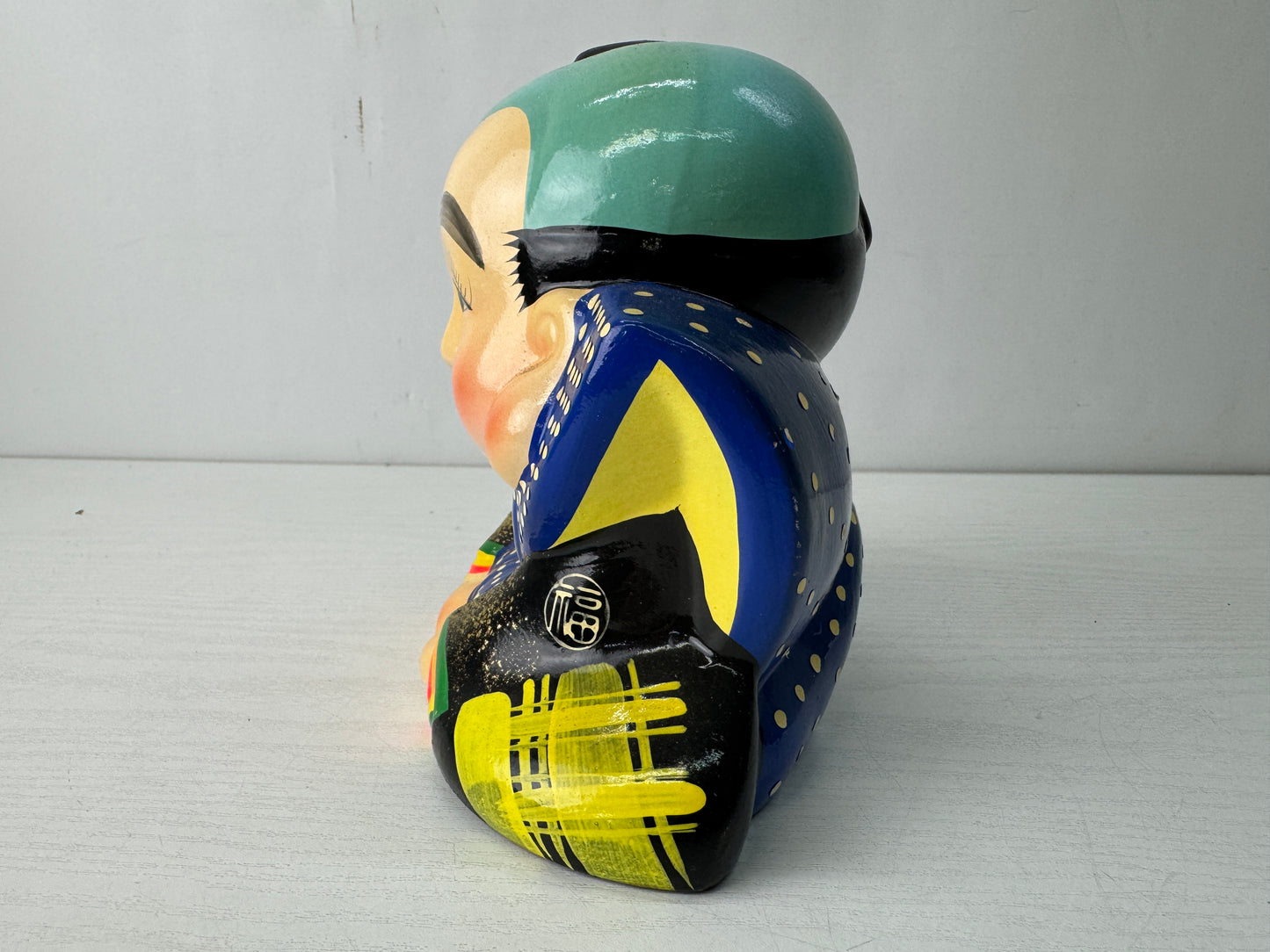Y10582 NINGYO ceramic Fukusuke figurine doll figure Japan antique interior decor
