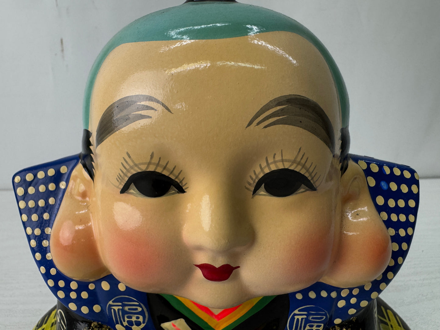 Y10582 NINGYO ceramic Fukusuke figurine doll figure Japan antique interior decor