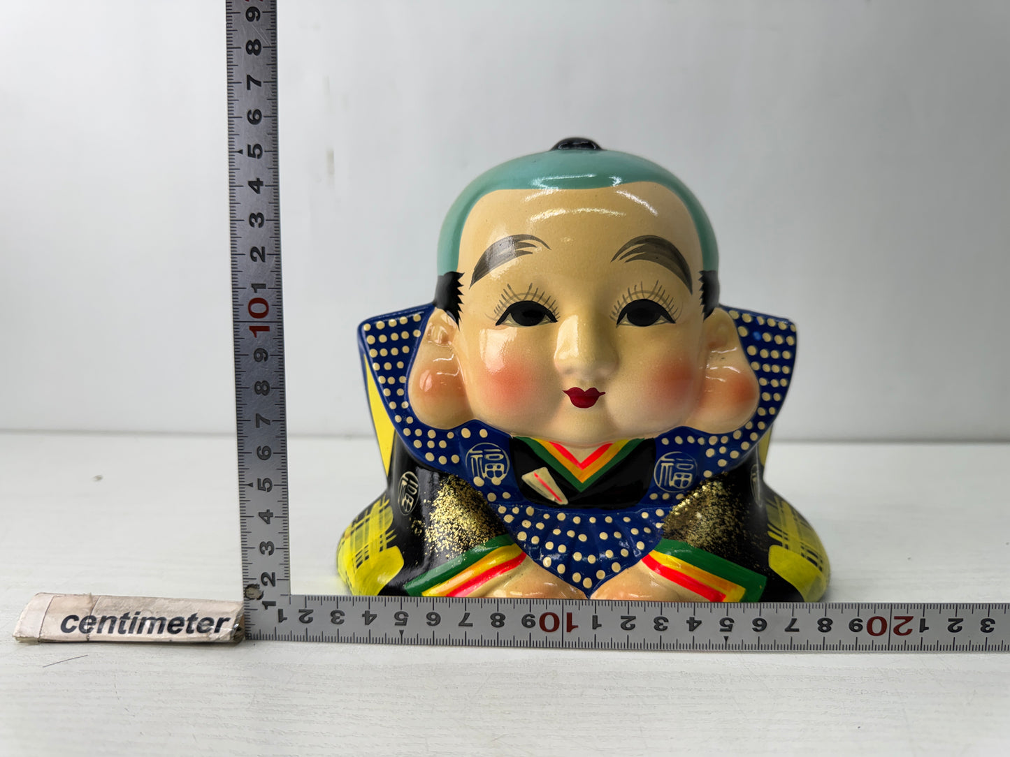 Y10582 NINGYO ceramic Fukusuke figurine doll figure Japan antique interior decor