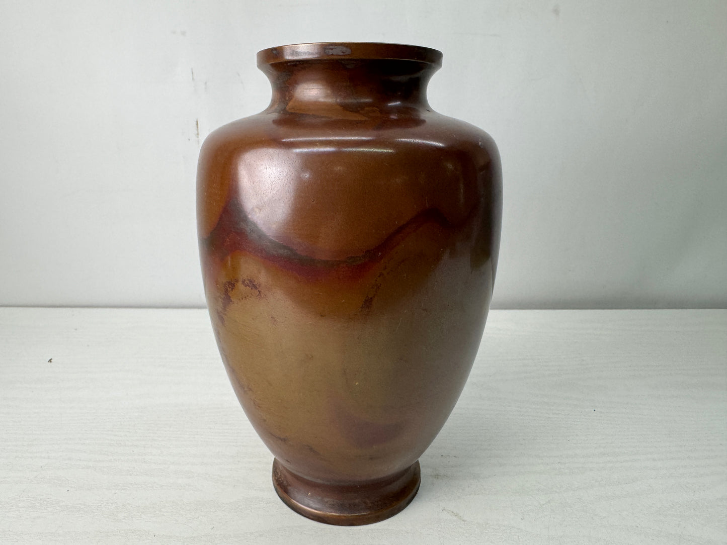 Y10586 FLOWER VASE Murashido signed box Japan antique ikebana floral arrangement