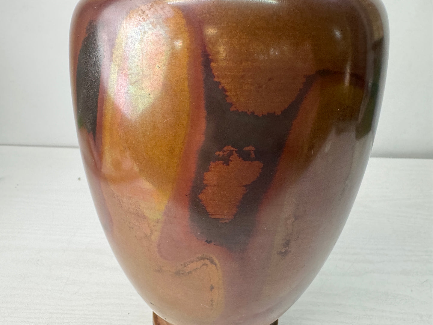 Y10586 FLOWER VASE Murashido signed box Japan antique ikebana floral arrangement