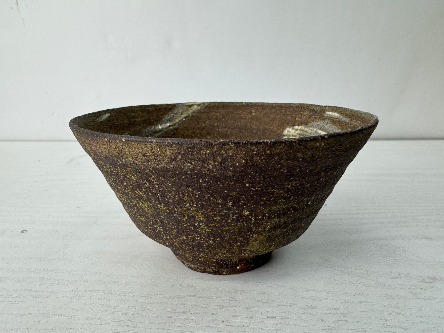 Y10603 CHAWAN Goryeo Irabo bowl signed box Korea antique tea ceremony pottery