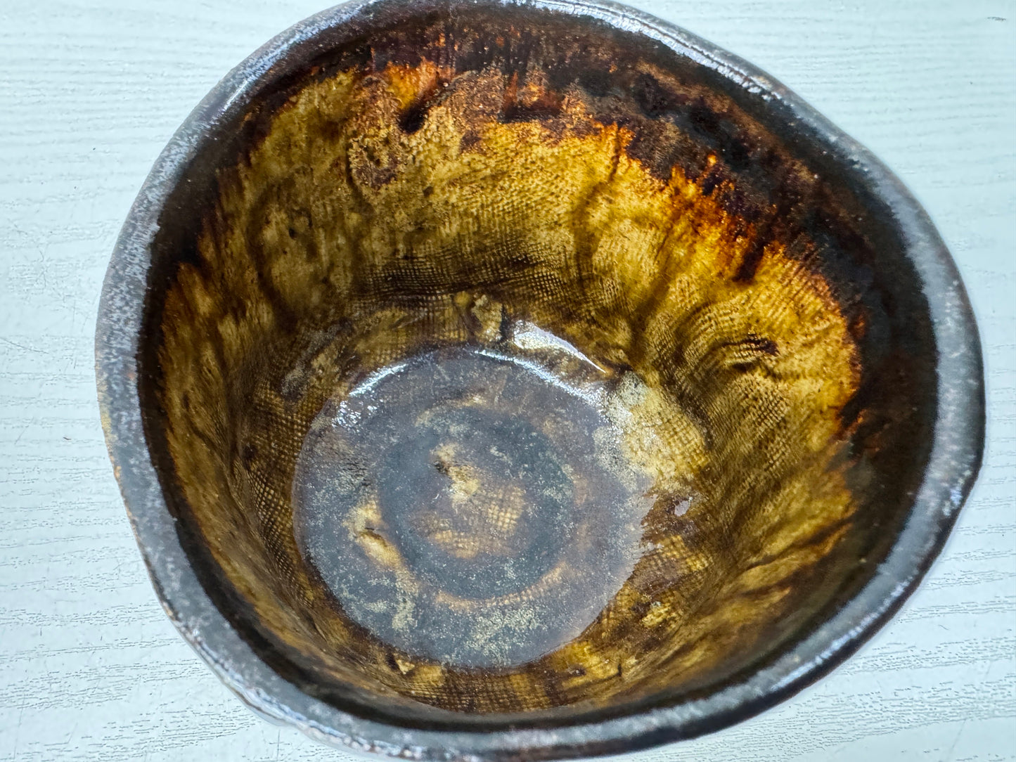 Y10604 CHAWAN Seto-ware Koseto bowl signed box Japan antique tea ceremony cup