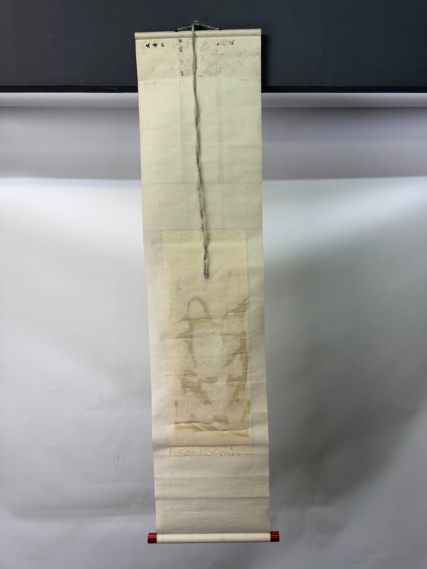Y10611 KAKEJIKU Hanging scroll woodblock print Mandala Japan antique interior