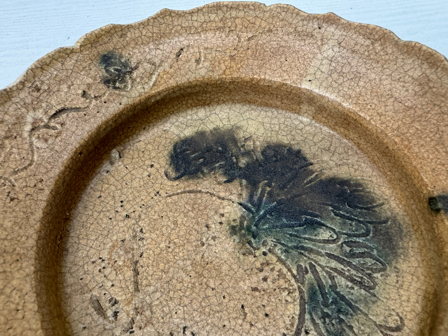 Y10617 CHAWAN Kiseto-ware bowl Radish kintsugi box Japan antique tableware basin