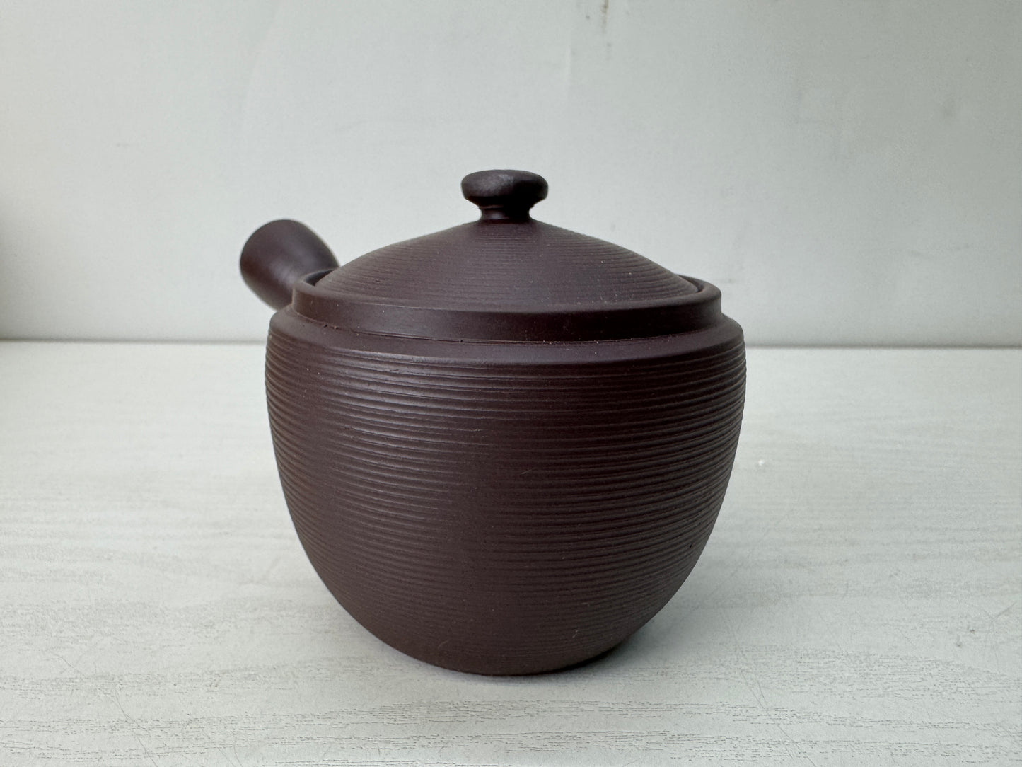 Y10624 KYUSU Banko-ware Teapot pot cup set signed box Japan antique Sentcha tea