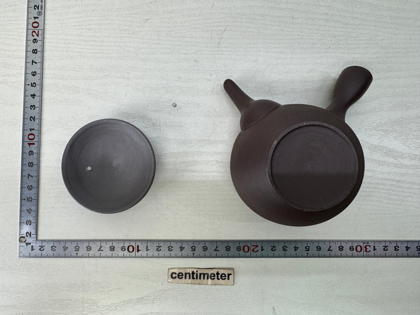 Y10624 KYUSU Banko-ware Teapot pot cup set signed box Japan antique Sentcha tea