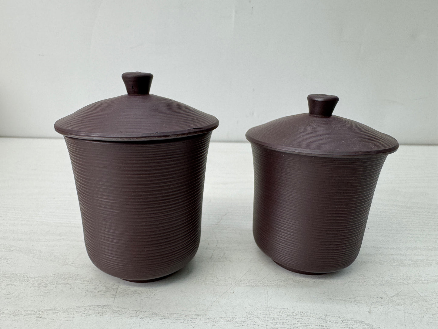 Y10624 KYUSU Banko-ware Teapot pot cup set signed box Japan antique Sentcha tea
