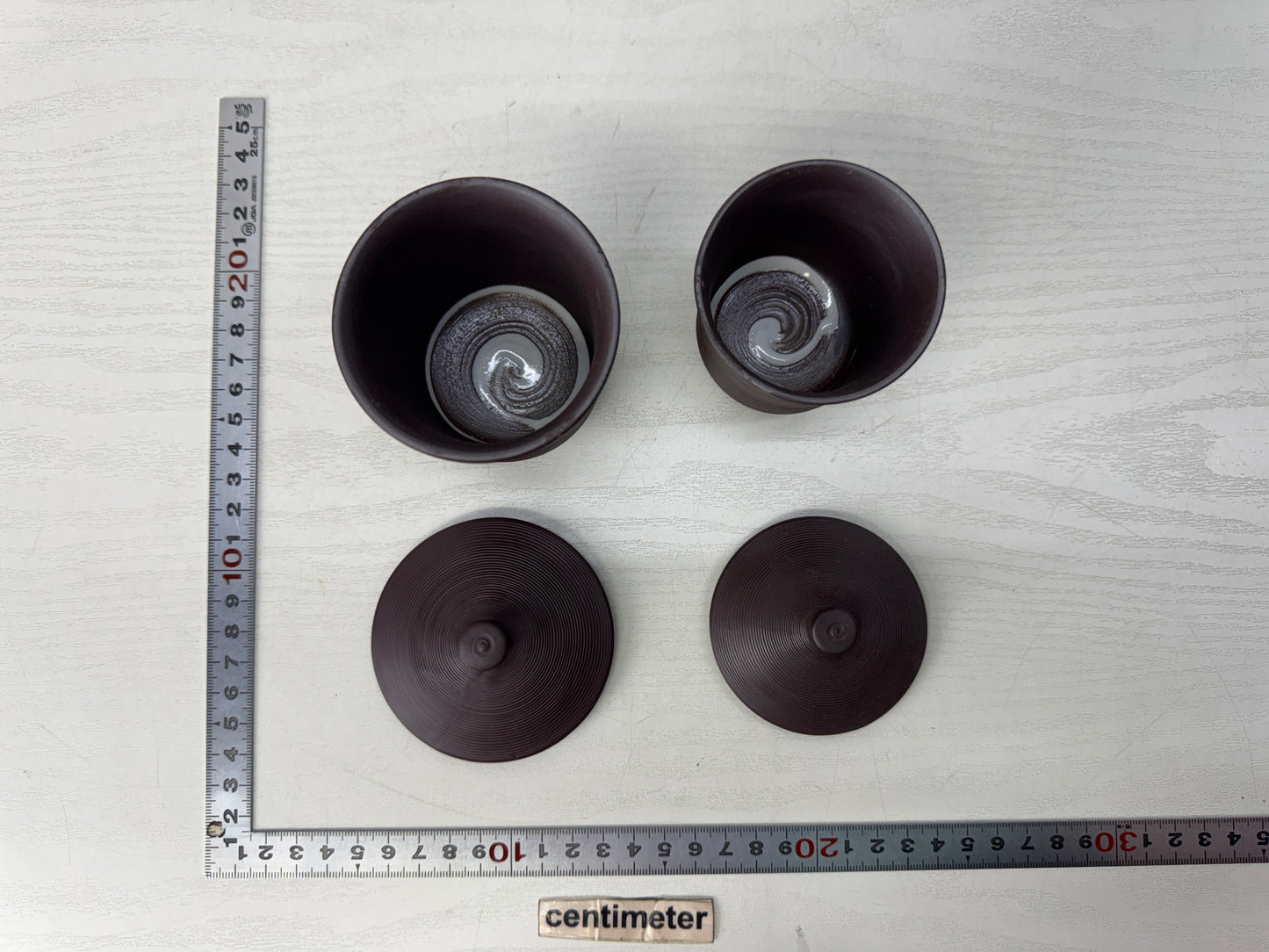 Y10624 KYUSU Banko-ware Teapot pot cup set signed box Japan antique Sentcha tea