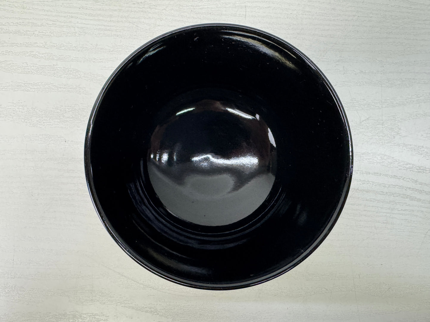 Y10631 CHAWAN Kyo-ware bowl signed Japan antique tea ceremony pottery cup vessel