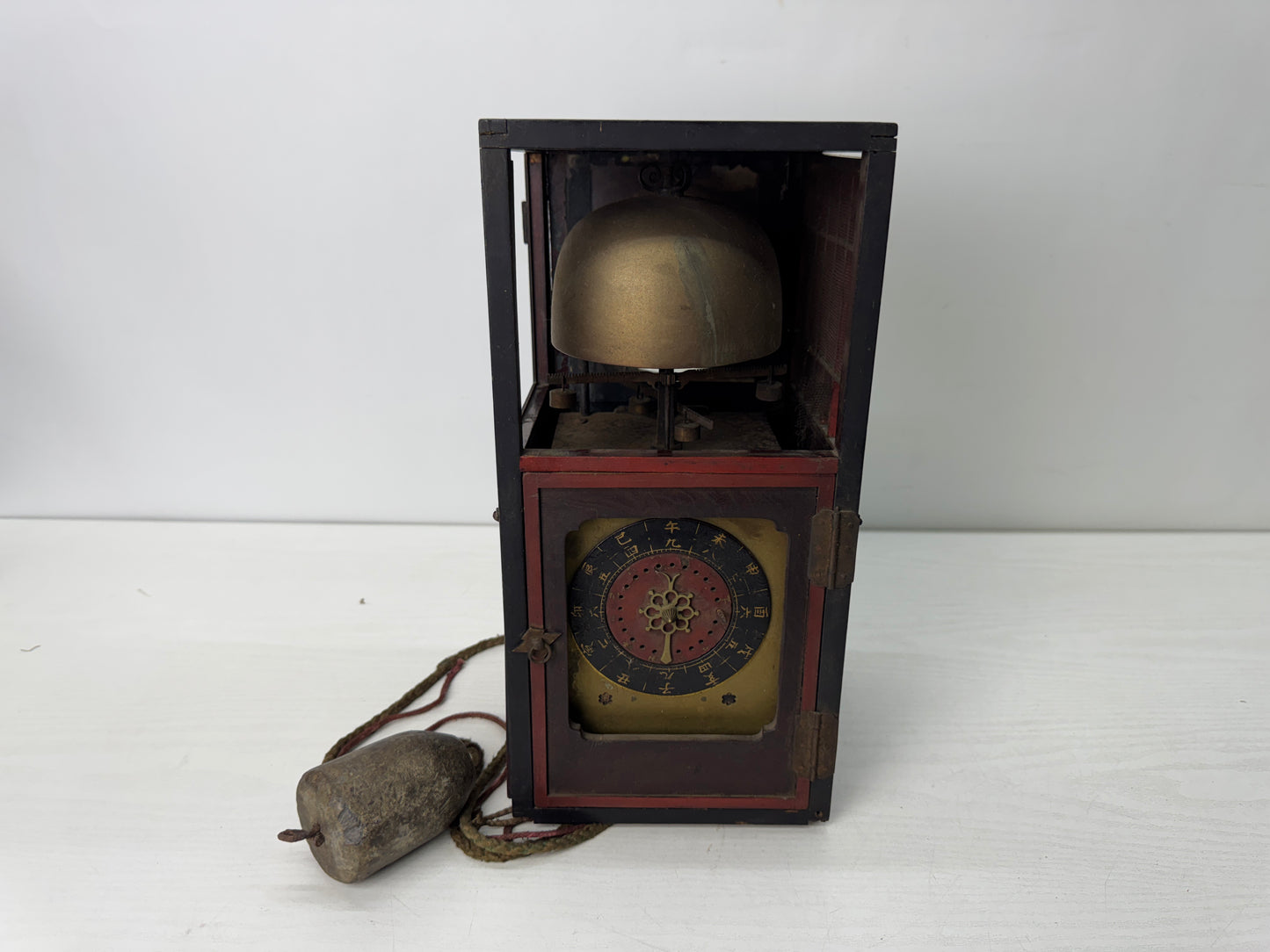 Y10652 OKIMONO Edo period science Japanese tower clock Japan antique interior