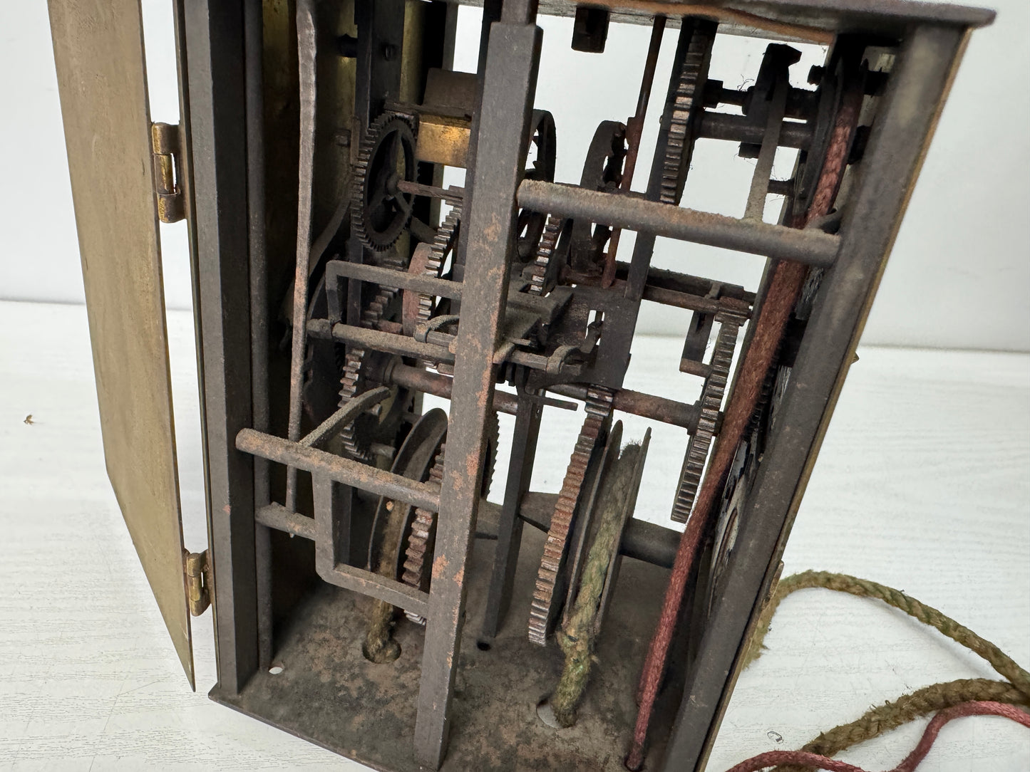 Y10652 OKIMONO Edo period science Japanese tower clock Japan antique interior