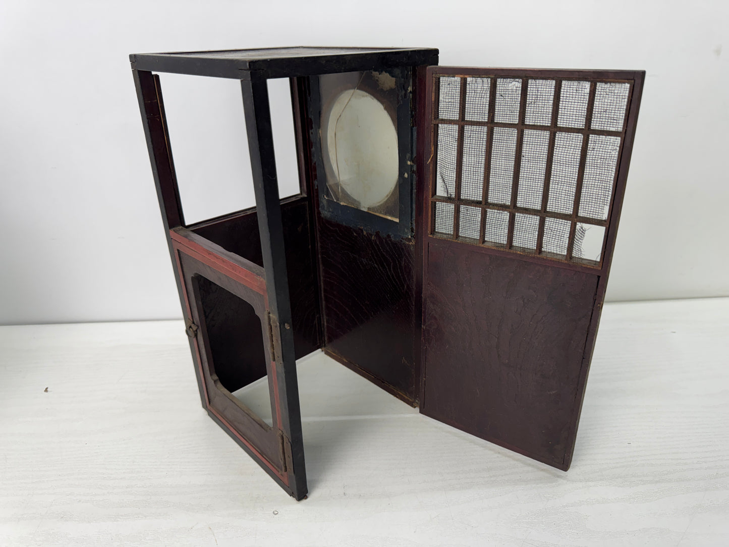 Y10652 OKIMONO Edo period science Japanese tower clock Japan antique interior
