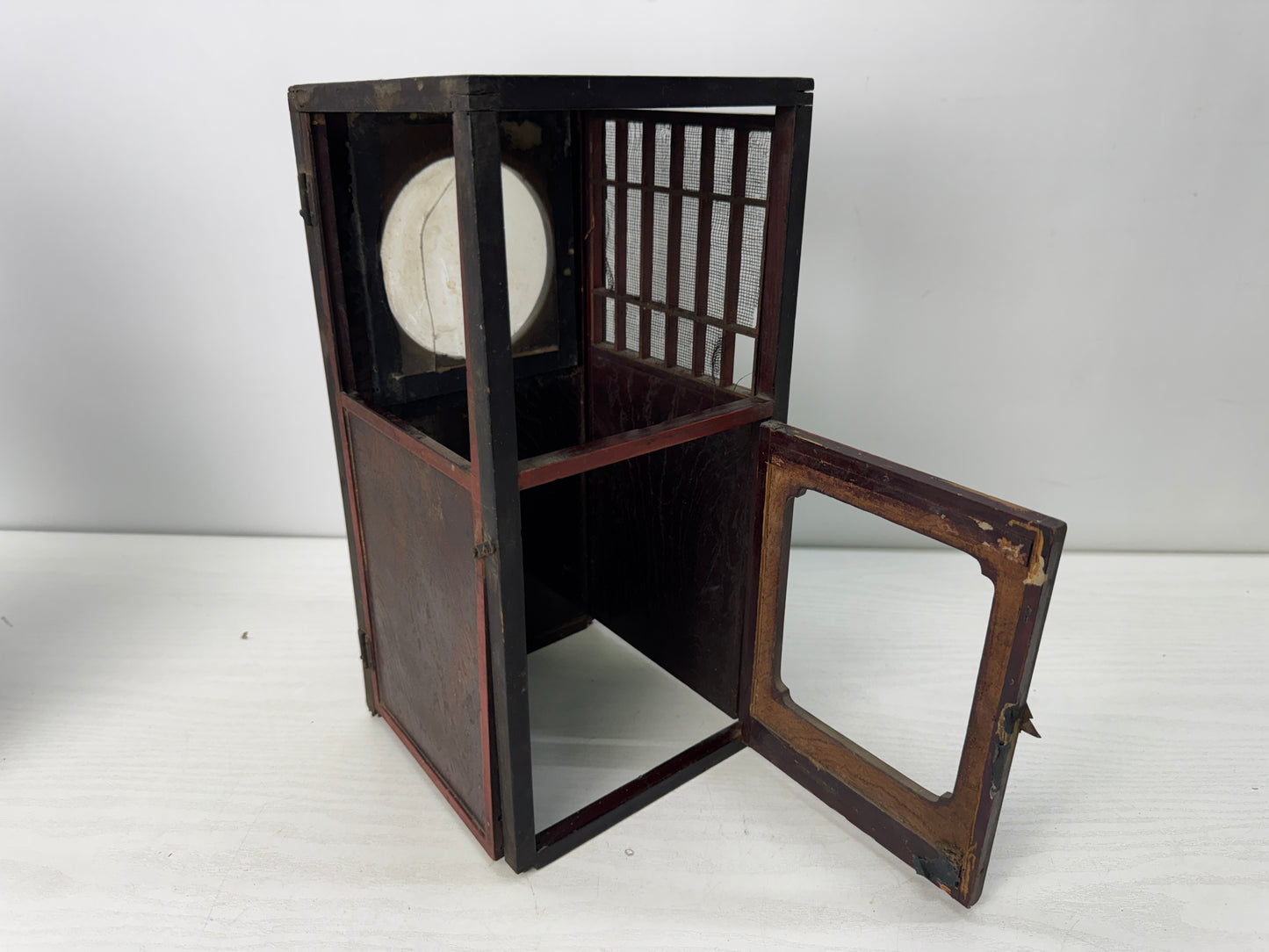 Y10652 OKIMONO Edo period science Japanese tower clock Japan antique interior