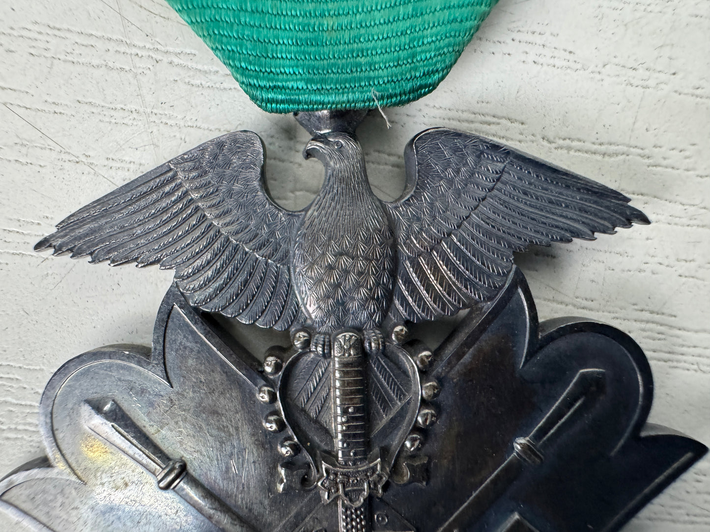 Y10654 KUNSHO Order of the Golden Kite box military medal Japan WW2 vintage