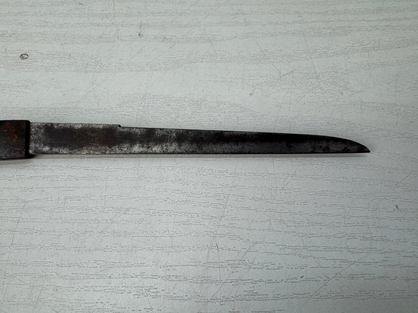 Y10656 TSUKA small sword fittings signed Japan antique Koshirae Katana samurai