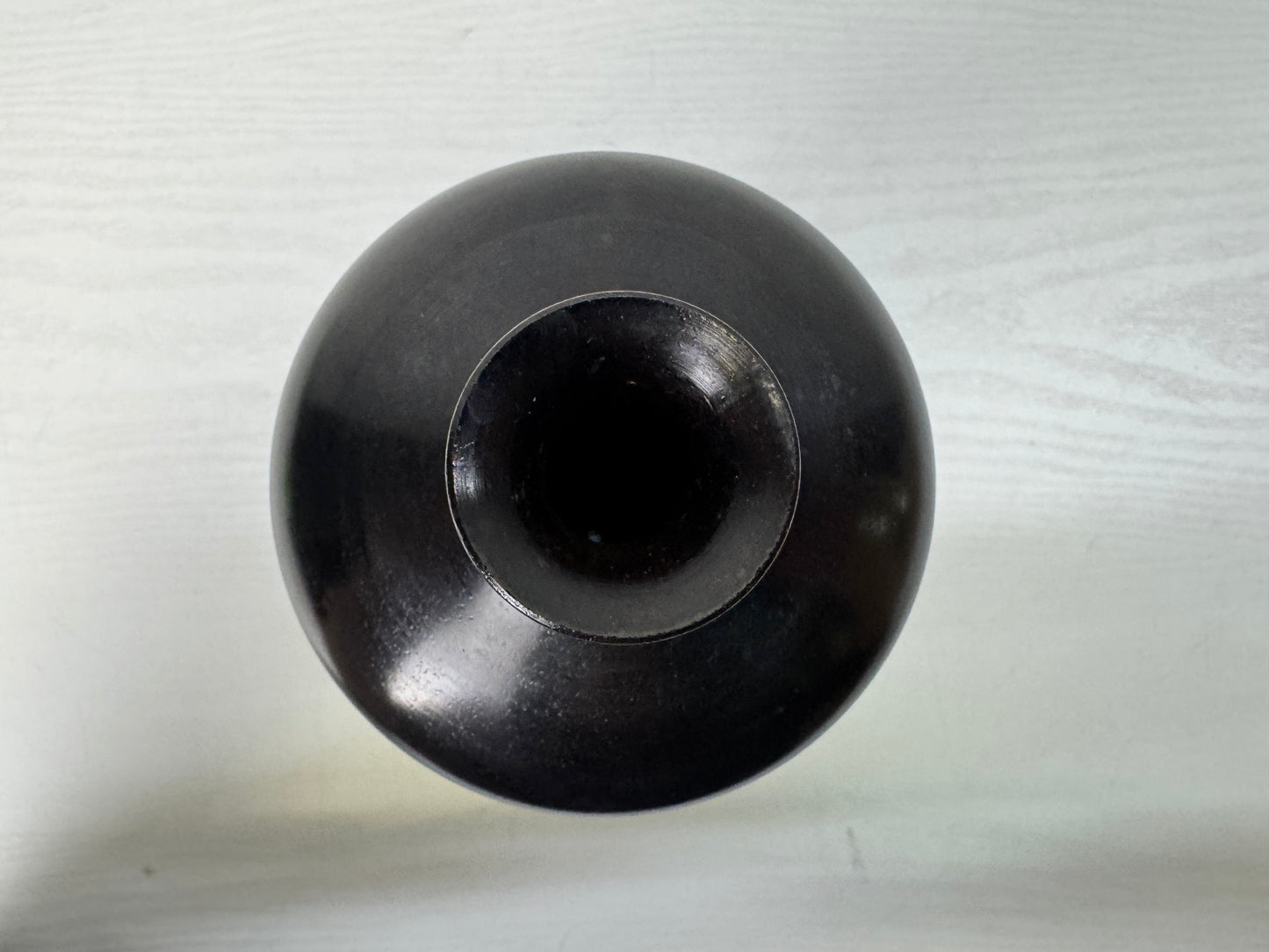 Y10668 FLOWER VASE Copper spiral inlay signed box Japan antique ikebana floral