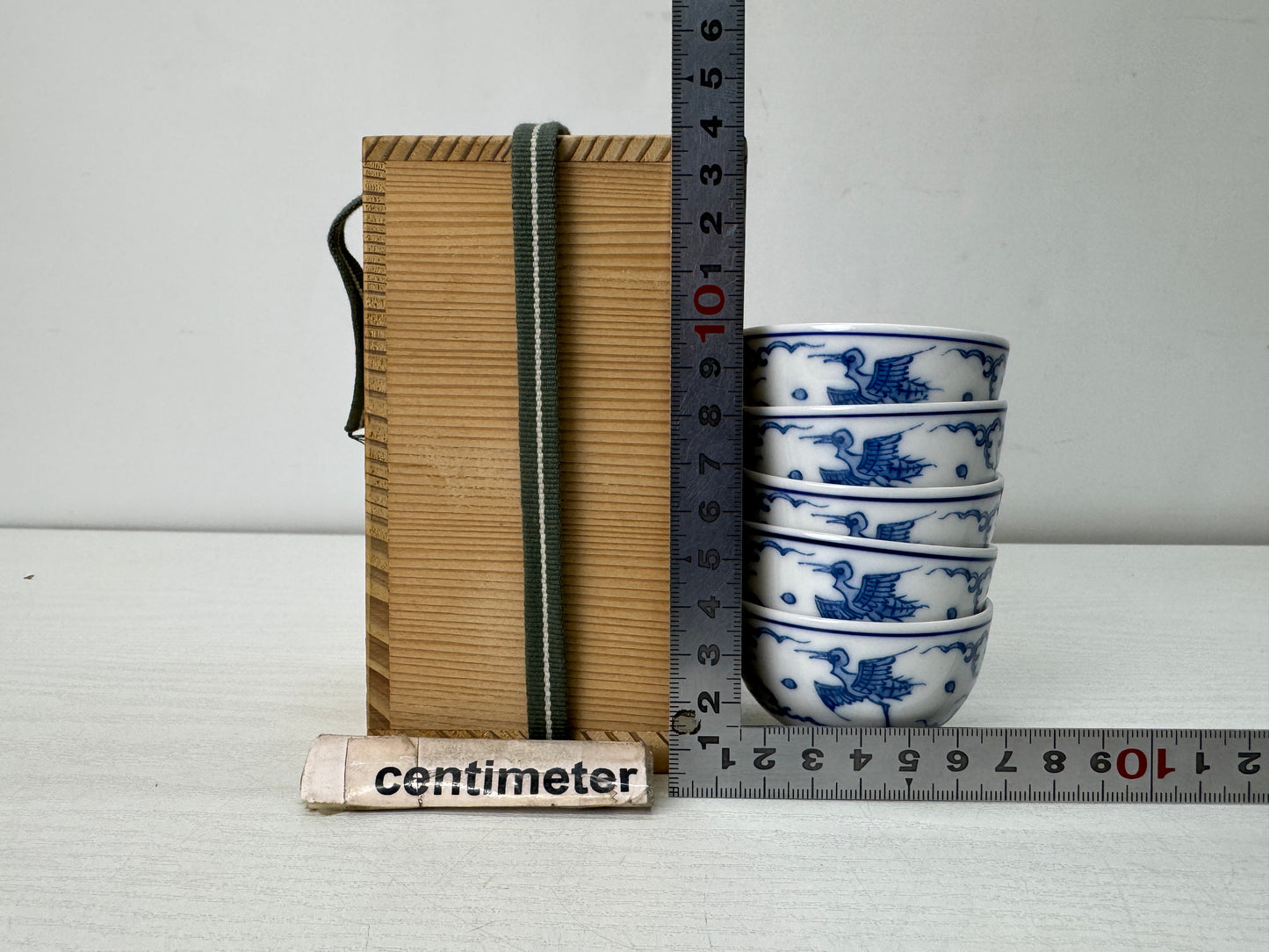 Y10670 CHAWAN Kyo-ware Sencha cup signed box Japan antique tea ceremony pottery