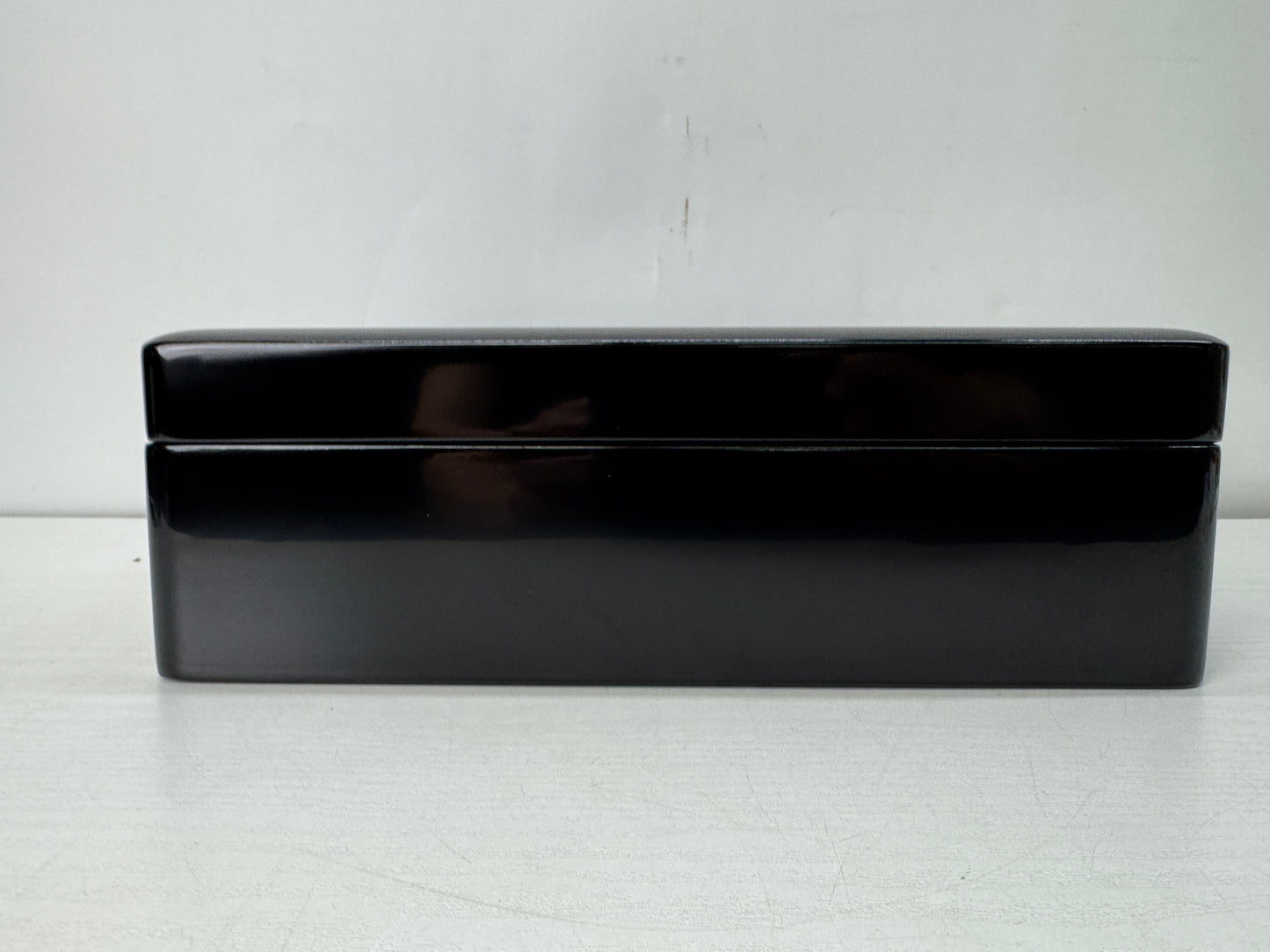 Y10680 BOX Wajima lacquer Makie Document case signed Chinkin Japan antique