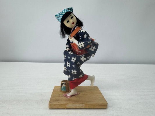 Y10706 NINGYO Japanese doll Kimono girl figurine figure Japan antique interior