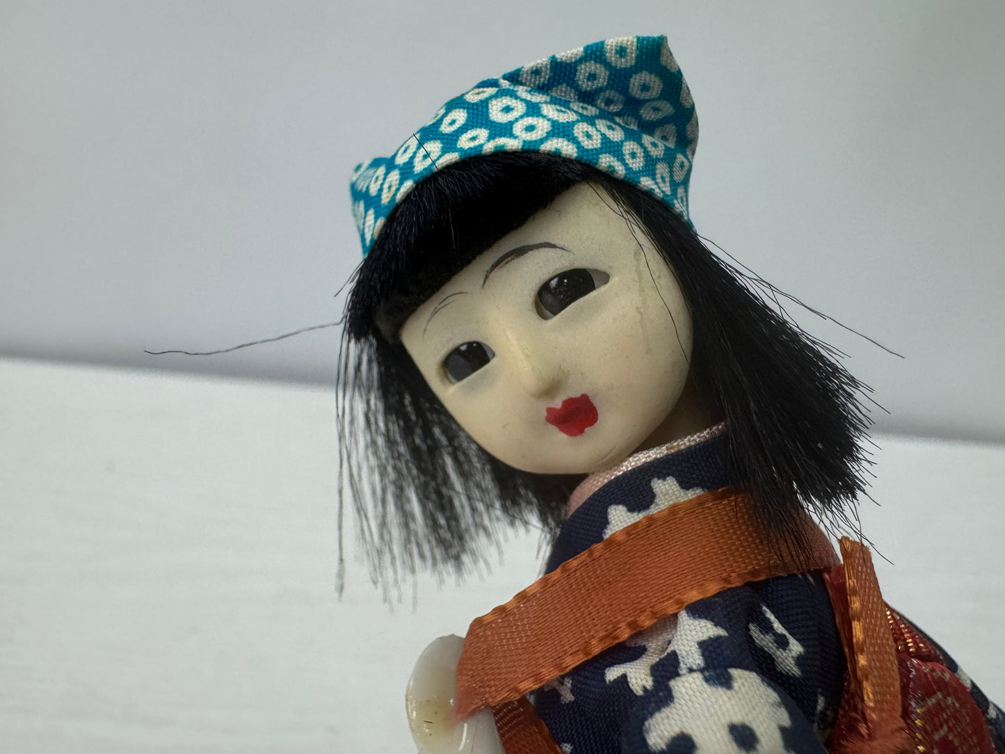 Y10706 NINGYO Japanese doll Kimono girl figurine figure Japan antique interior