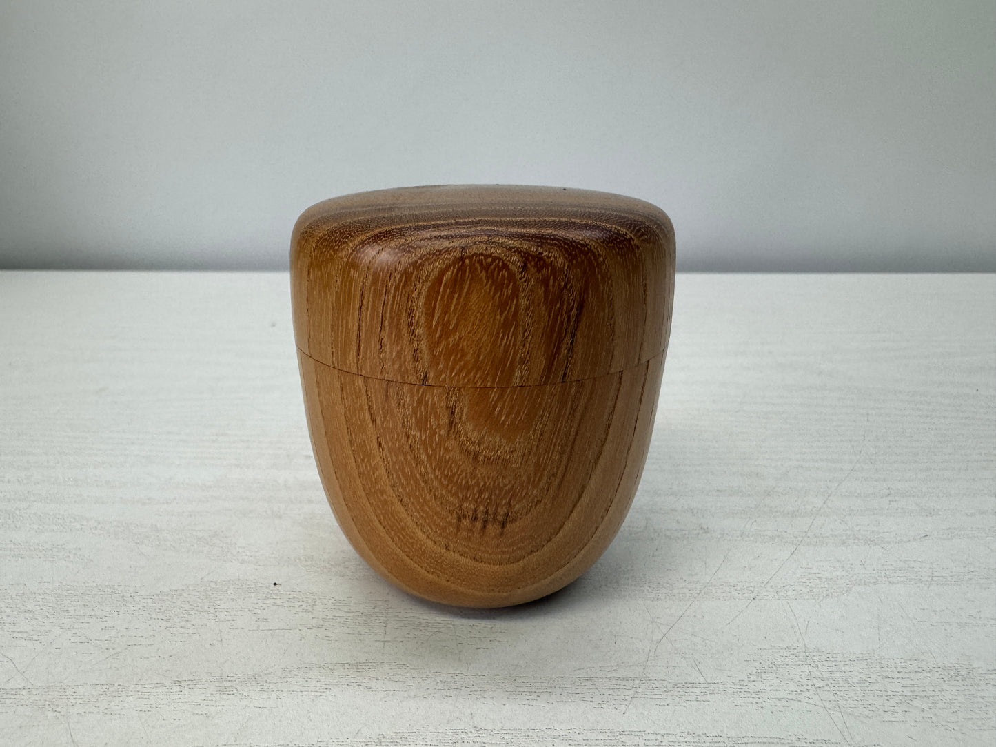 Y10719 TEA CADDY Mulberry wood Natsume Matcha container Japan tea ceremony