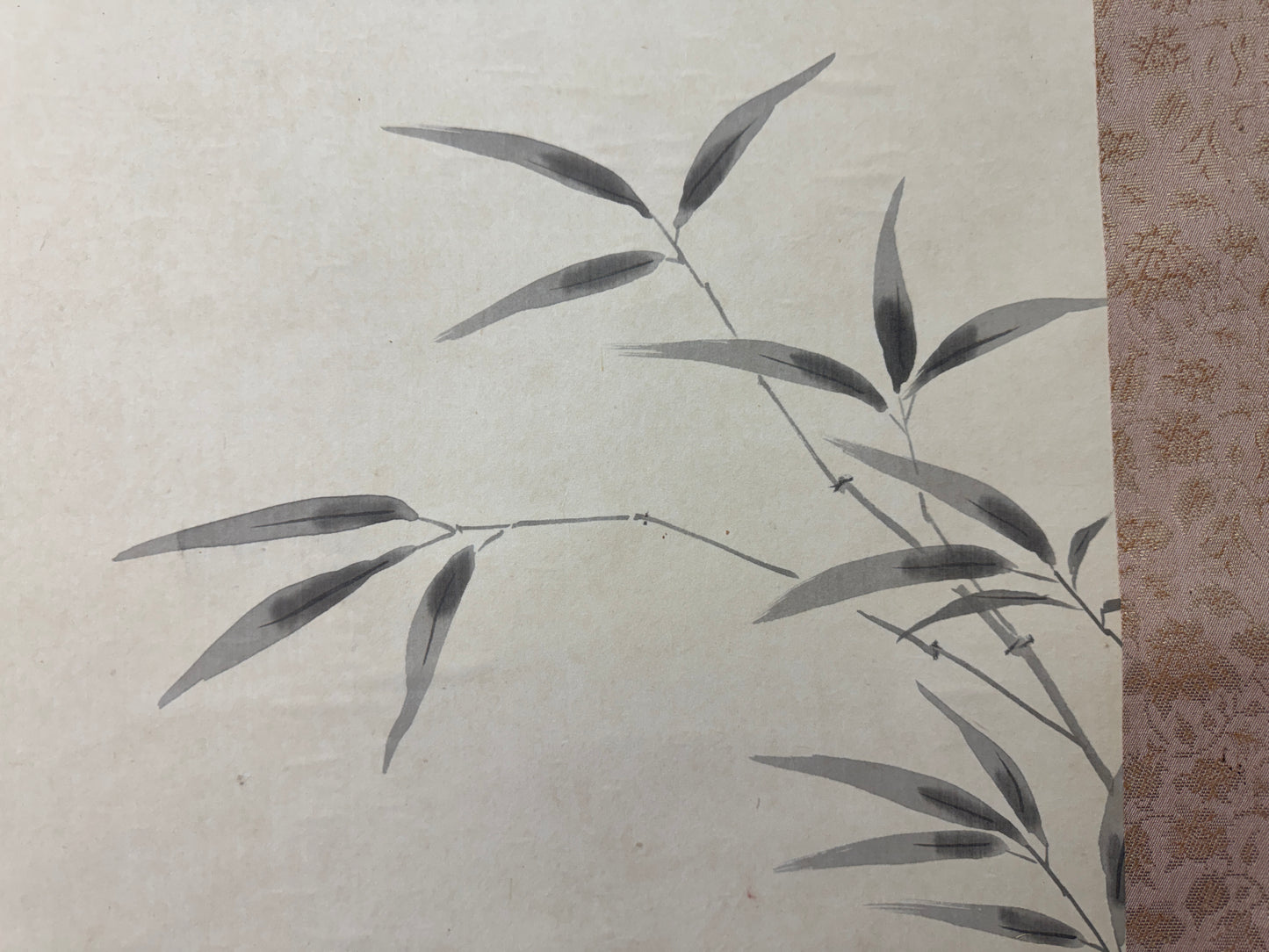 Y10727 KAKEJIKU Hanging scroll Rabbit signed Japan antique interior wall decor