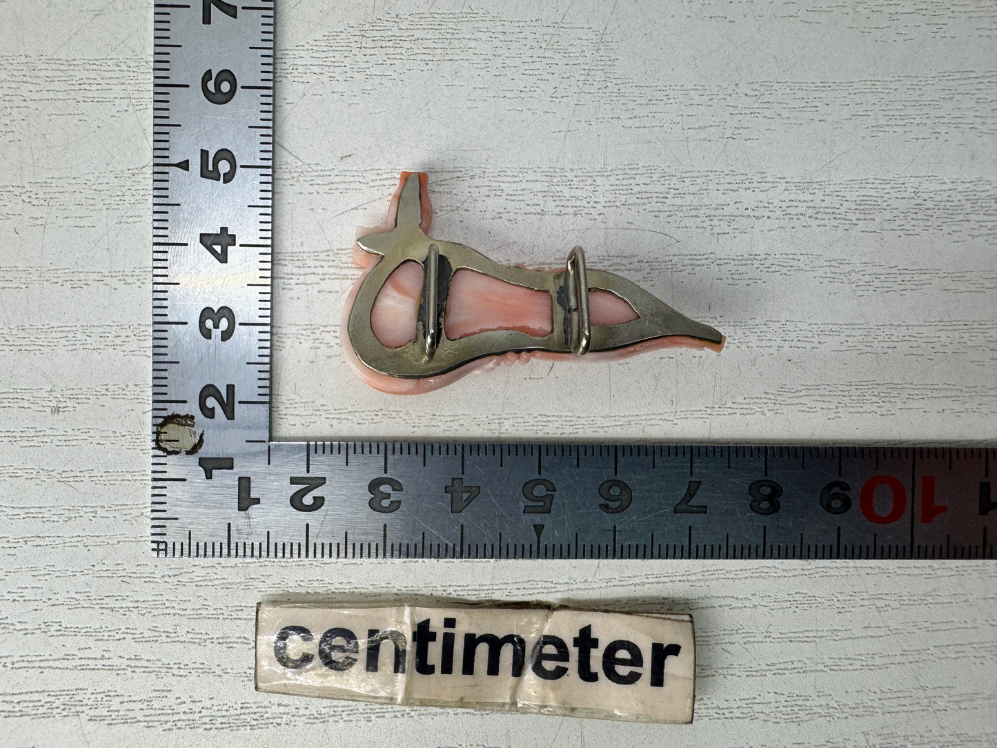 Y10738 OBIDOME Sash clip brooch Gourd carving Japan antique kimono accessory