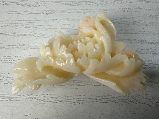 Y10740 OBIDOME Sash clip brooch Flower pattern Japan antique kimono accessory