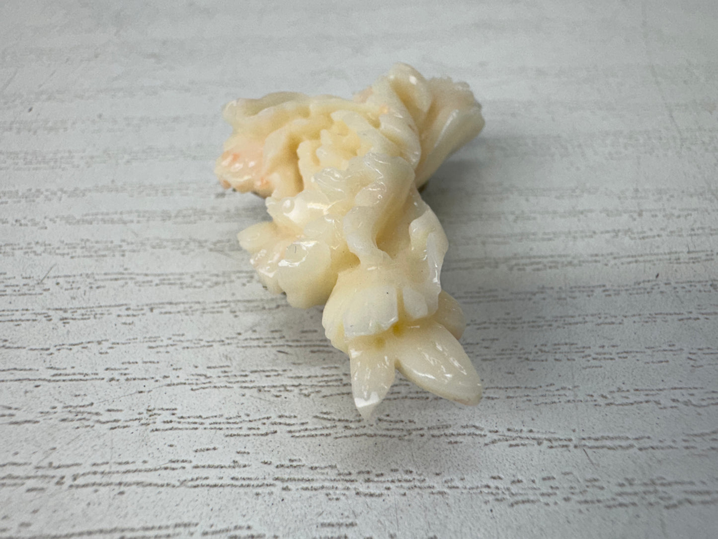 Y10740 OBIDOME Sash clip brooch Flower pattern Japan antique kimono accessory